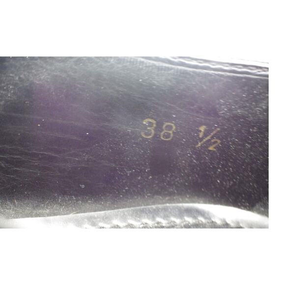 Prada Black Leather Wingtip Platform Shoes Size 38.5 Authenticated - Picture 3 of 6